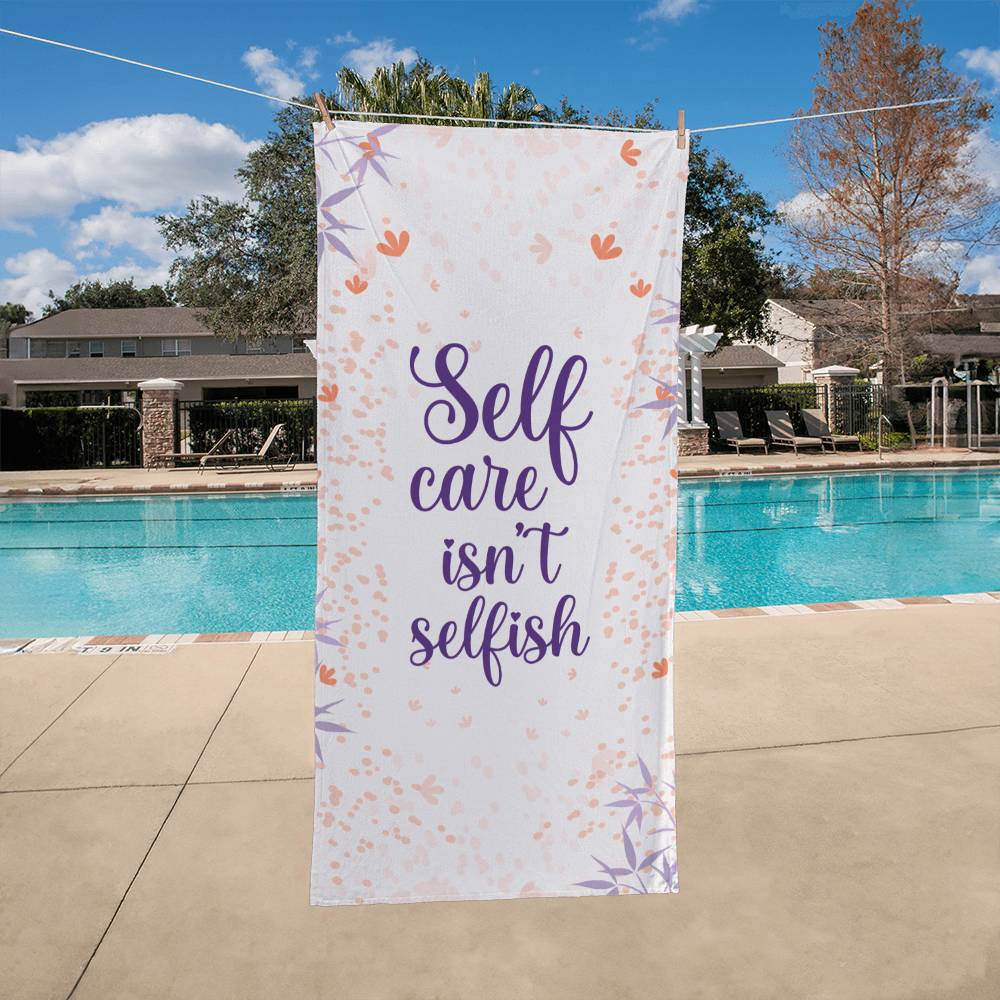 Self Care Bath Towel - Kim’s Signature Beauty & Accessories    (Store description)