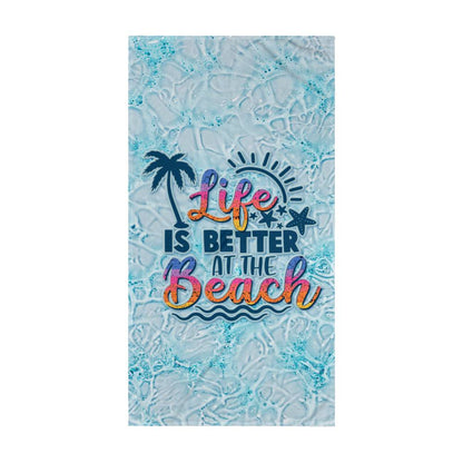 Life Is Better | Beach Towel - Kim’s Signature Beauty & Accessories    (Store description)