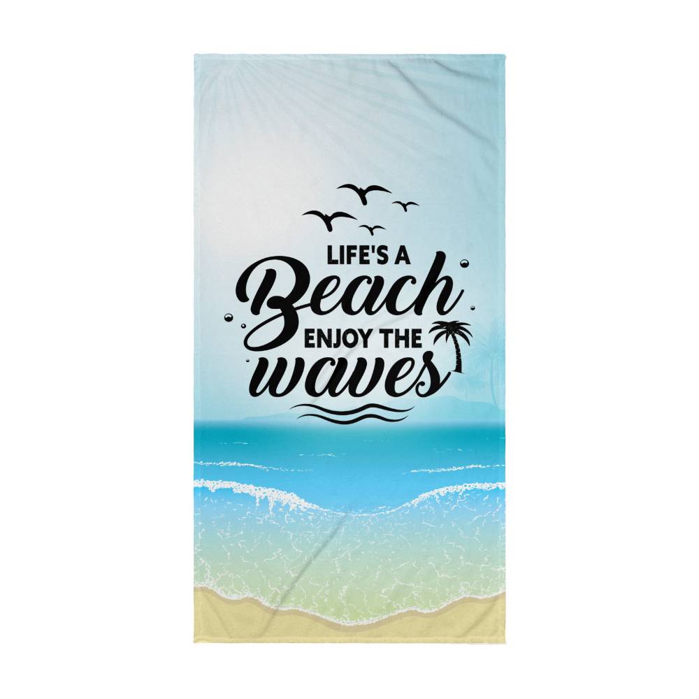 Life's A Beach | Beach Towel - Kim’s Signature Beauty & Accessories    (Store description)