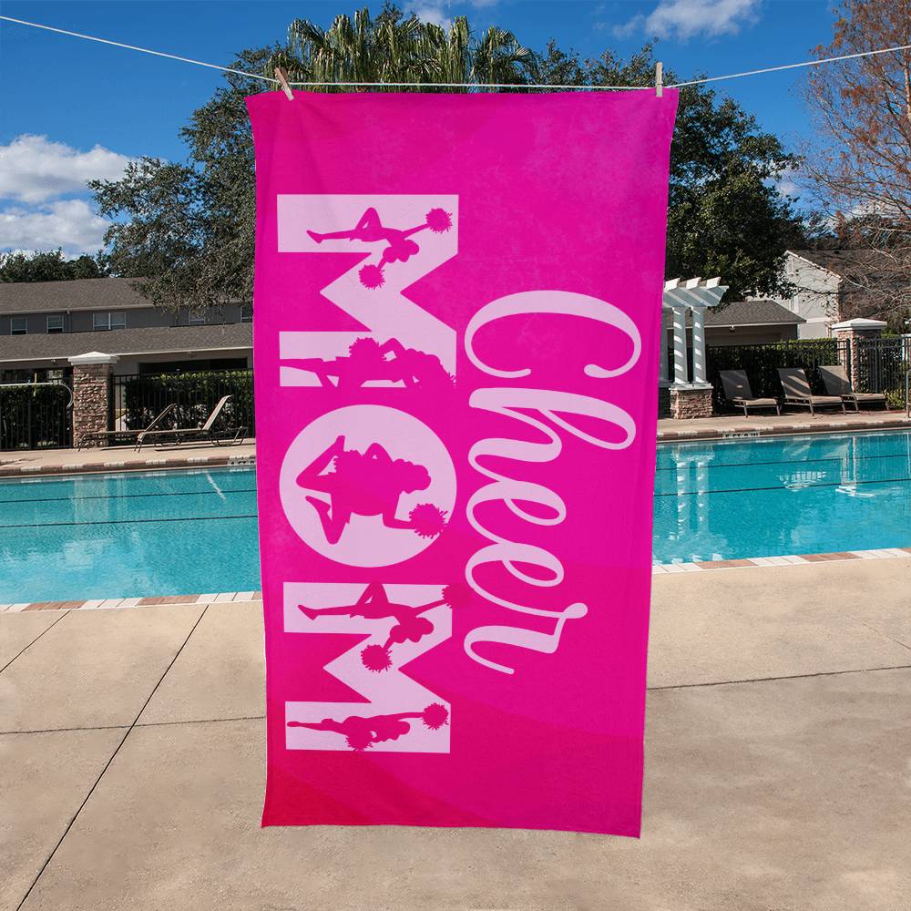 Cheer Mom | Beach Towel - Kim’s Signature Beauty & Accessories    (Store description)