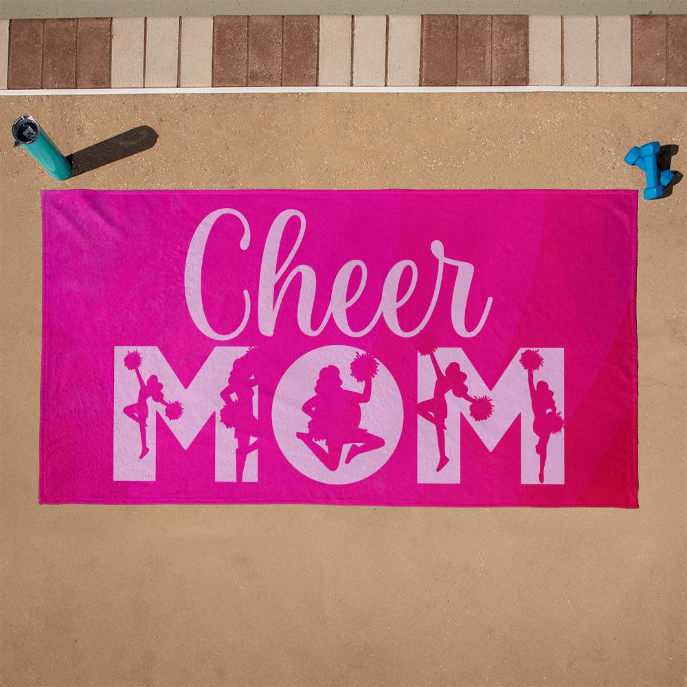 Cheer Mom | Beach Towel - Kim’s Signature Beauty & Accessories    (Store description)