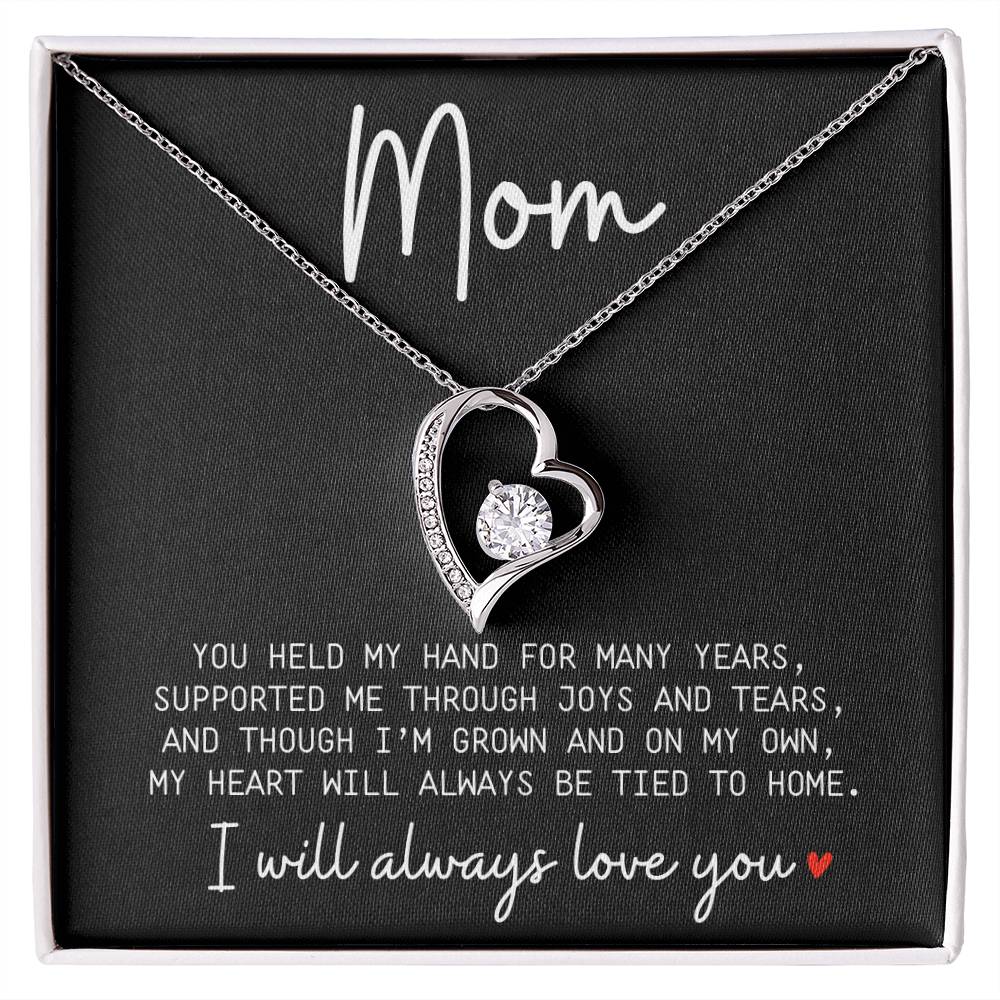 Mom, You Held my Hand For Years | Necklace Message Card - Kim’s Signature Beauty & Accessories    (Store description)