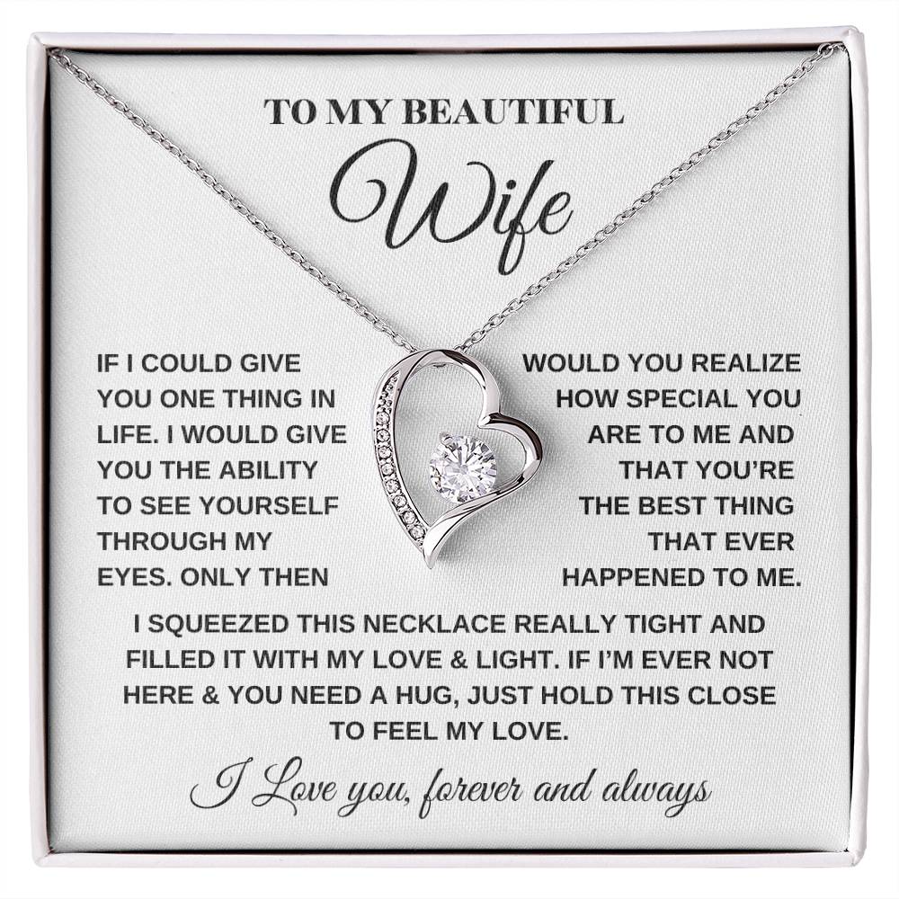 Forever Love Necklace – For My Beautiful Wife - Kim’s Signature Beauty & Accessories    (Store description)