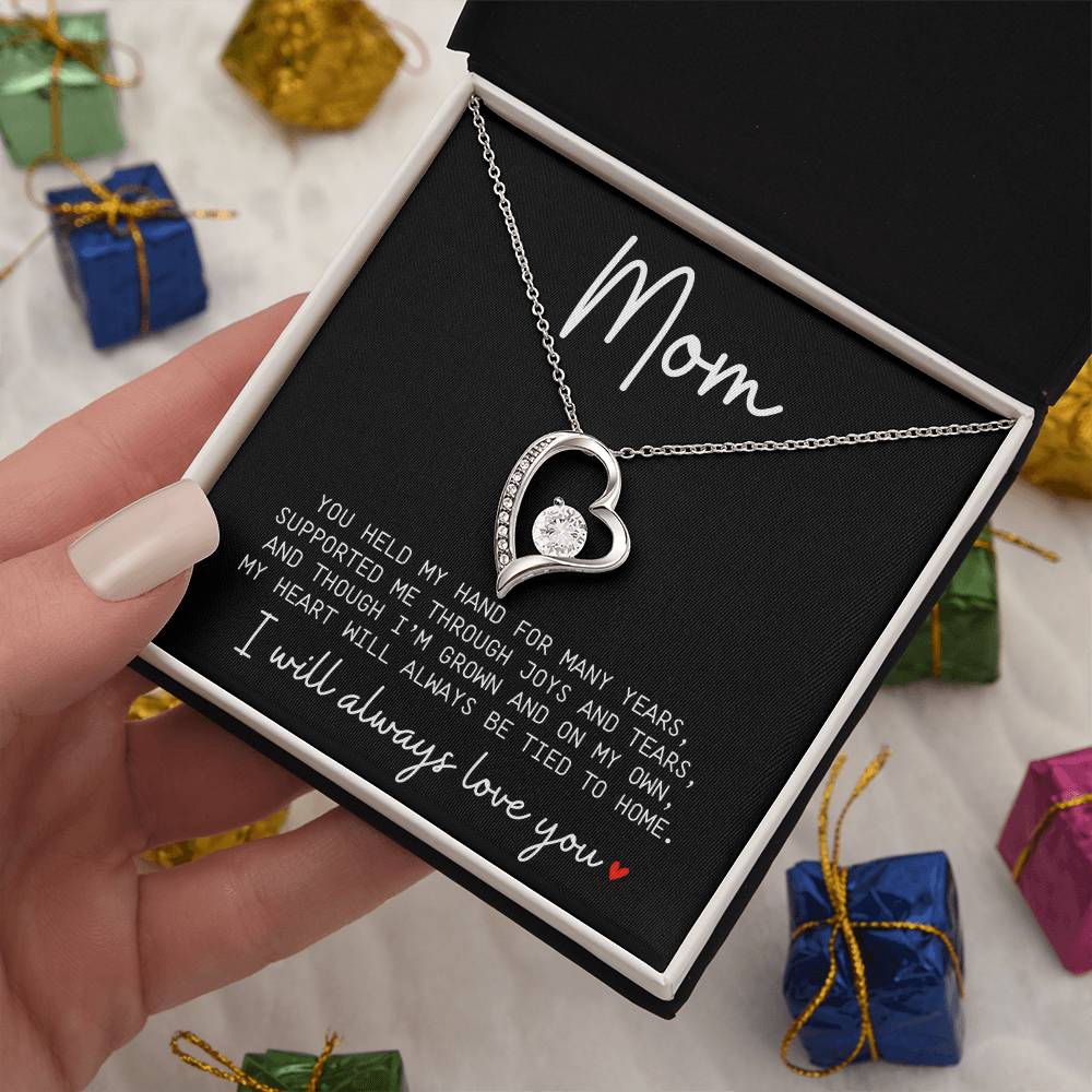 Mom, You Held my Hand For Years | Necklace Message Card - Kim’s Signature Beauty & Accessories    (Store description)