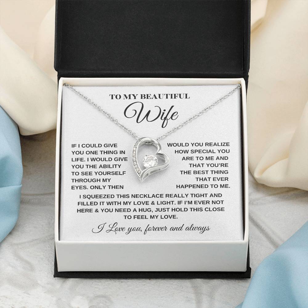 Forever Love Necklace – For My Beautiful Wife - Kim’s Signature Beauty & Accessories    (Store description)