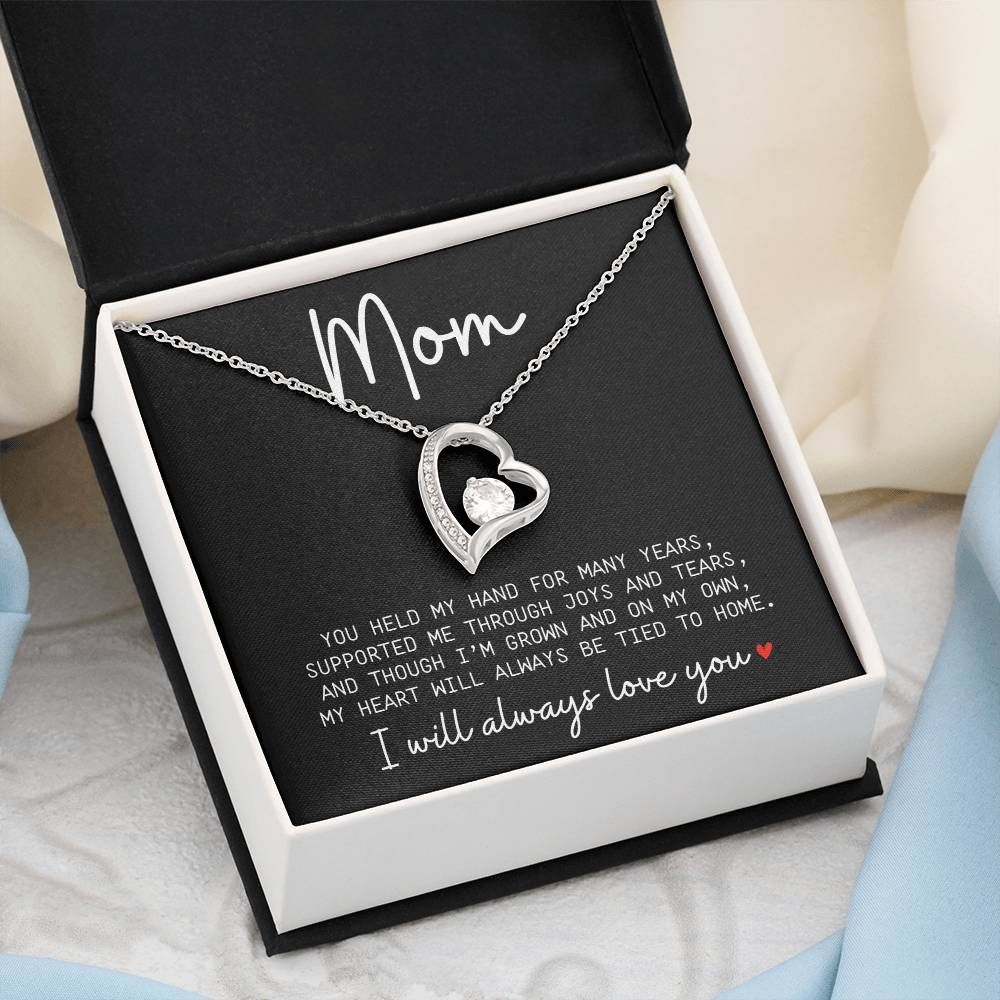 Mom, You Held my Hand For Years | Necklace Message Card - Kim’s Signature Beauty & Accessories    (Store description)