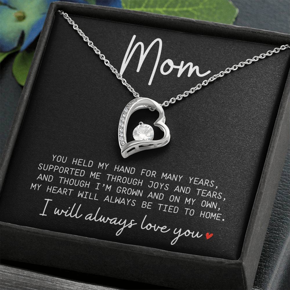 Mom, You Held my Hand For Years | Necklace Message Card - Kim’s Signature Beauty & Accessories    (Store description)