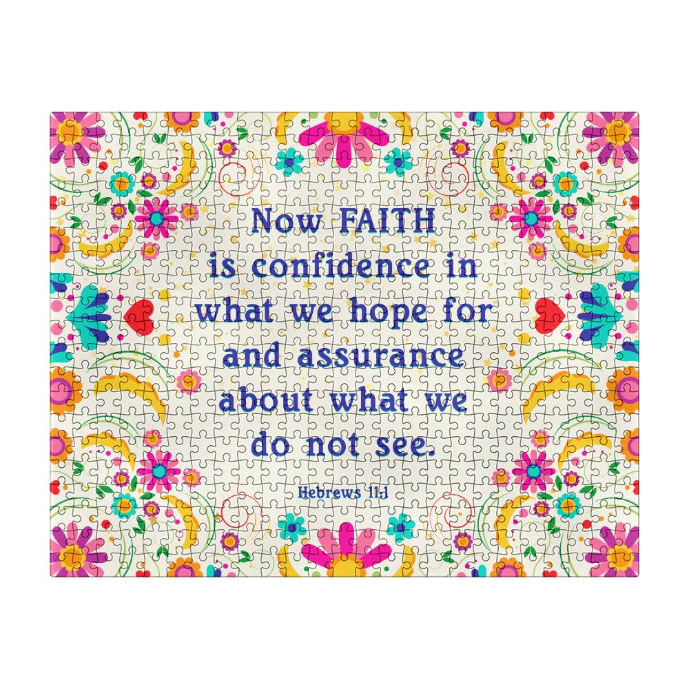 Faith-Hebrews 11:1 Large Puzzle - Kim’s Signature Beauty & Accessories    (Store description)