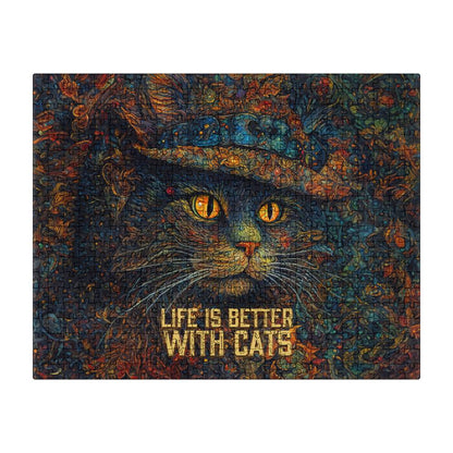 Life Is Better With Cats Large Puzzle - Kim’s Signature Beauty & Accessories    (Store description)