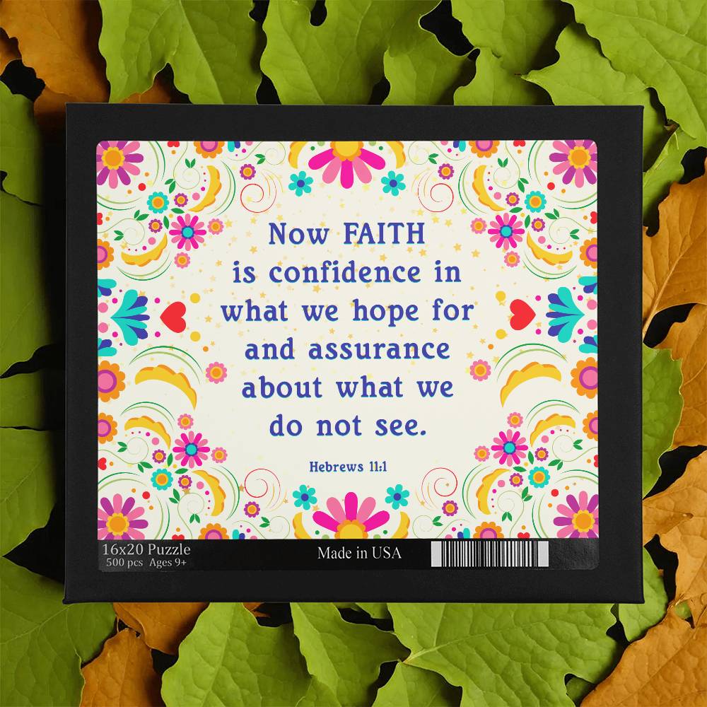 Faith-Hebrews 11:1 Large Puzzle - Kim’s Signature Beauty & Accessories    (Store description)