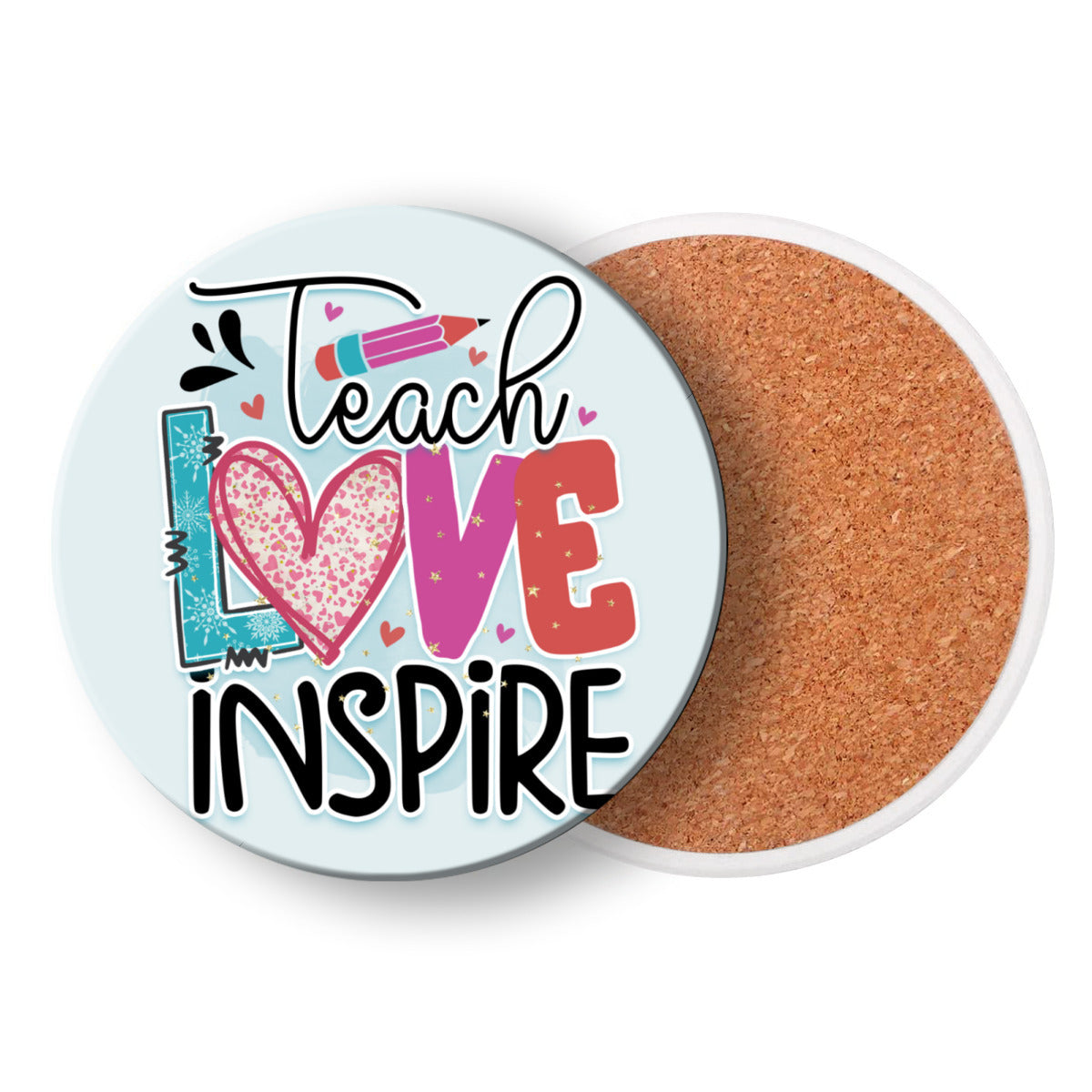 Teach, Love, Inspire Coasters - Kim’s Signature Beauty & Accessories    (Store description)