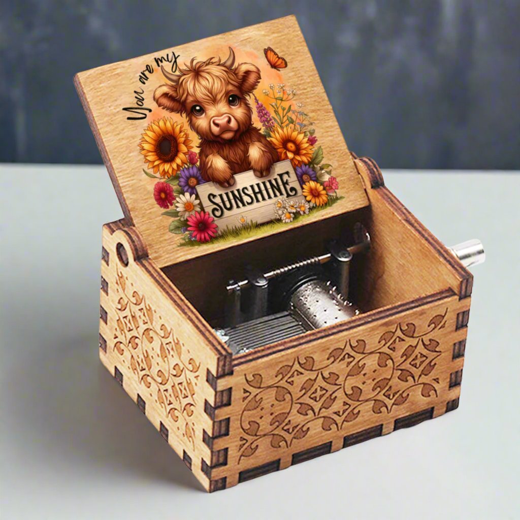 Highland Cow Music Box - Kim’s Signature Beauty & Accessories    (Store description)