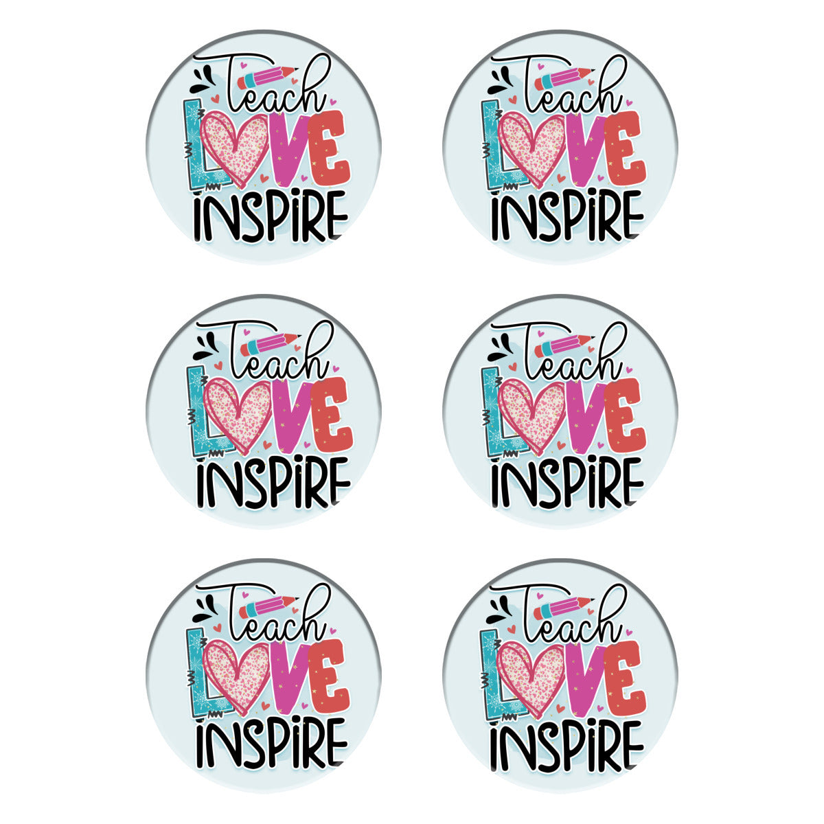 Teach, Love, Inspire Coasters - Kim’s Signature Beauty & Accessories    (Store description)