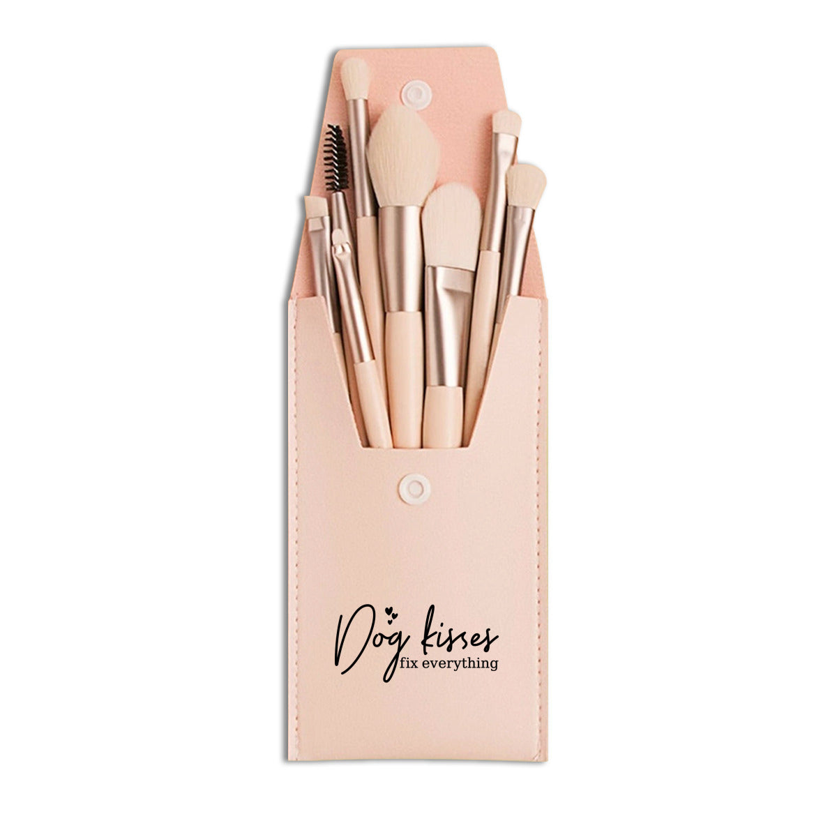 Dog kisses | Makeup Brush Set - Kim’s Signature Beauty & Accessories    (Store description)