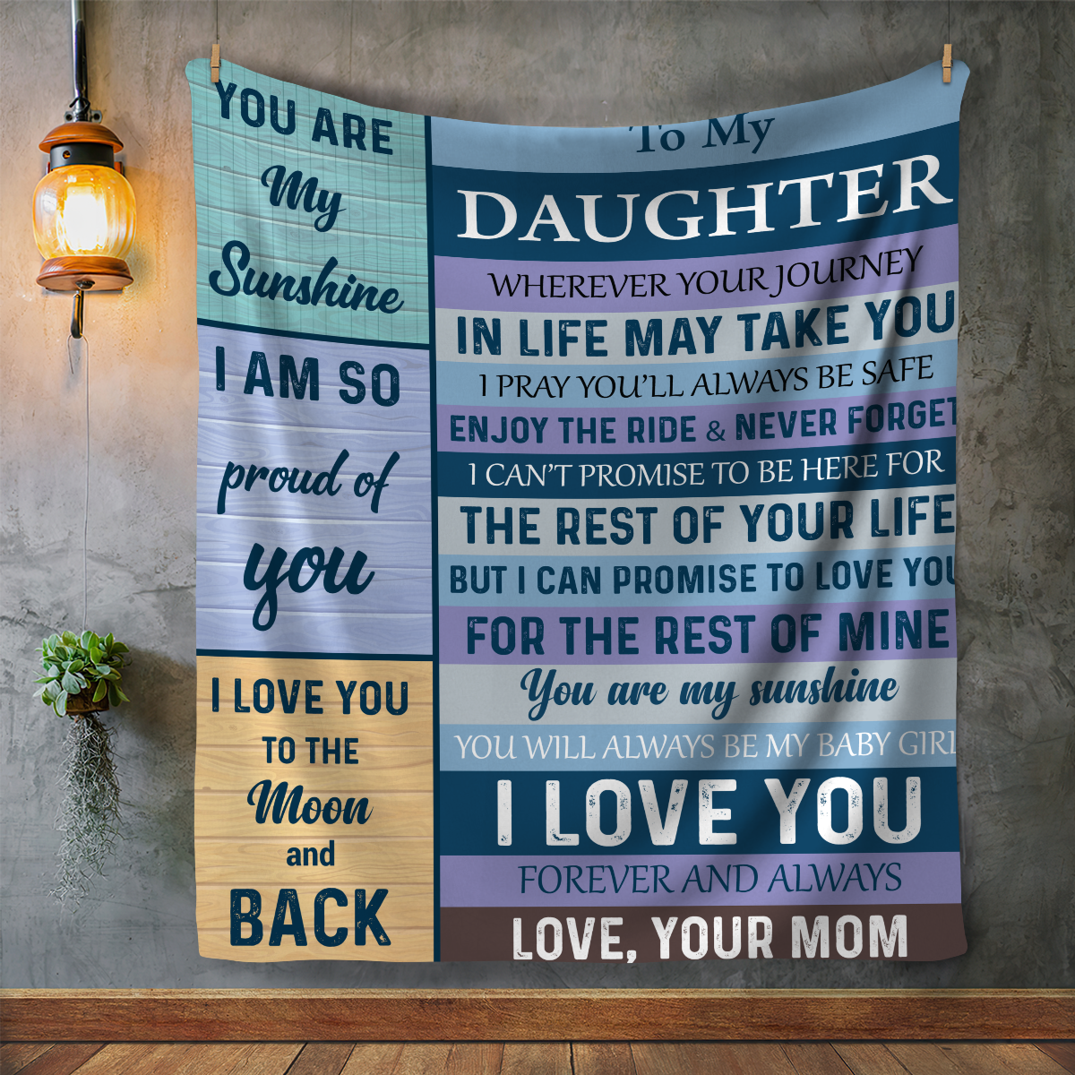 Daughter, You are my Sunshine Blanket - Kim’s Signature Beauty & Accessories    (Store description)