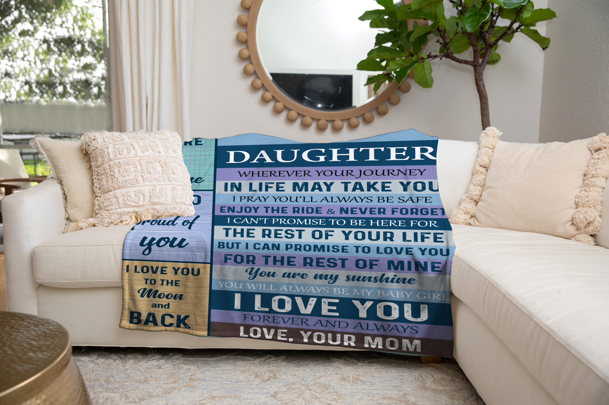 Daughter, You are my Sunshine Blanket - Kim’s Signature Beauty & Accessories    (Store description)