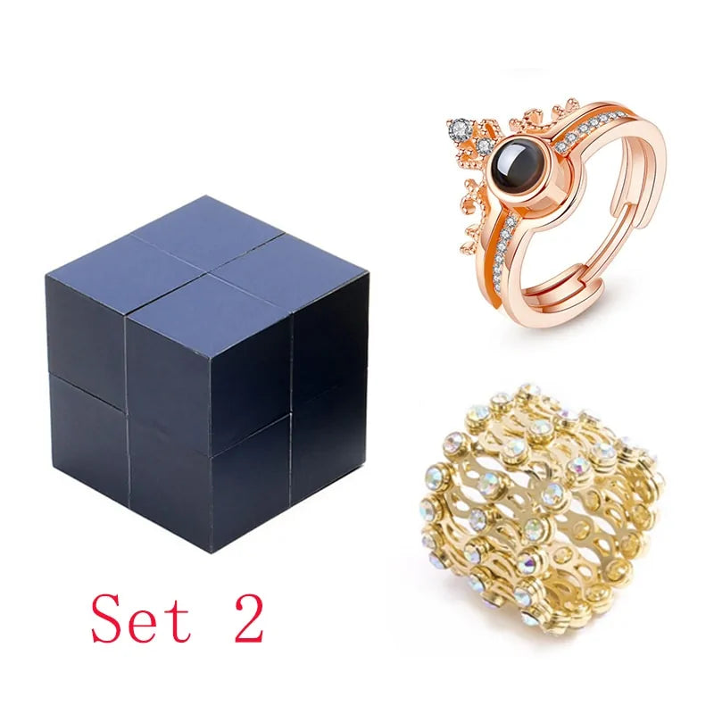 I Love You Ring Set & Jewelry Box - Kim’s Signature Beauty & Accessories    (Store description)