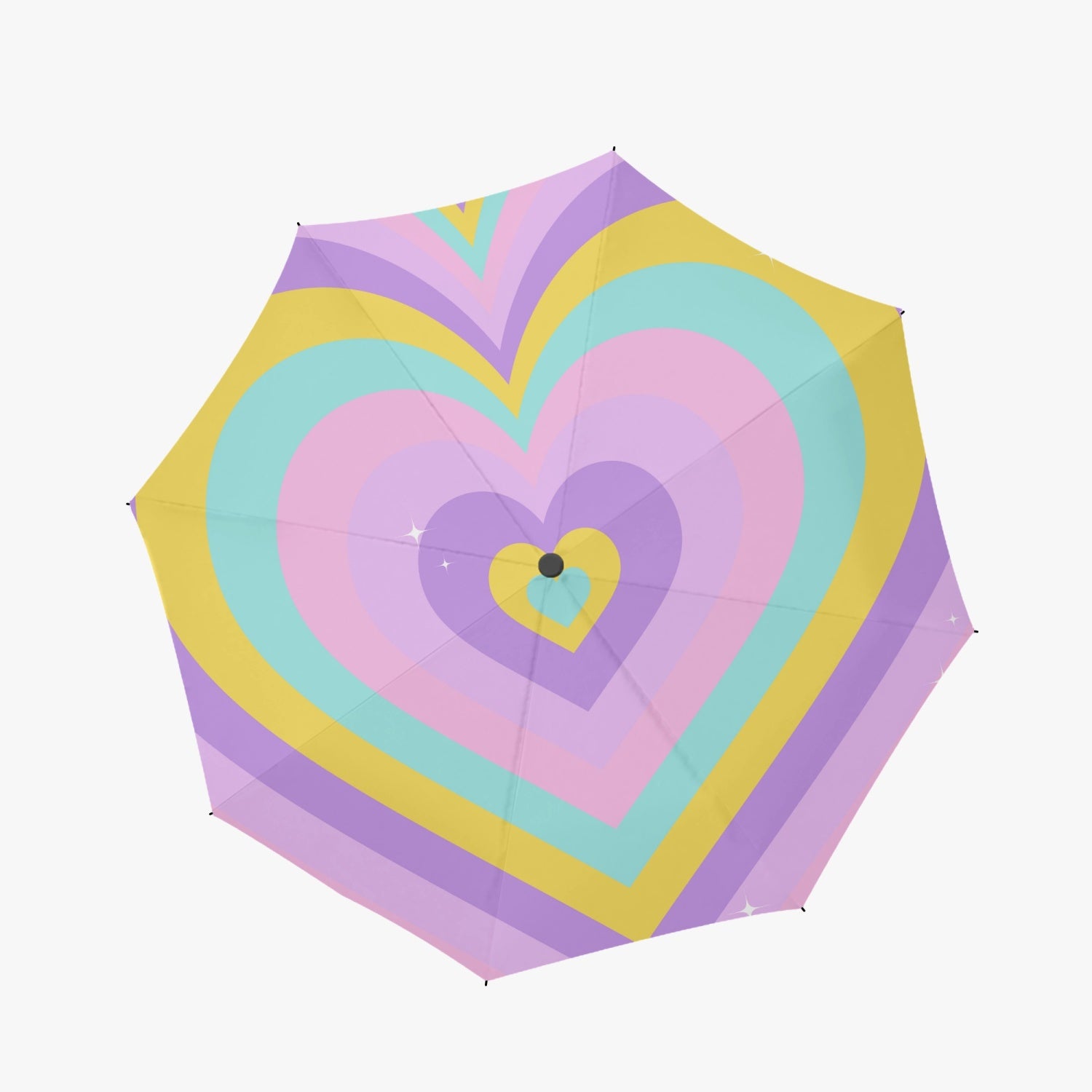 Purple Hearts Automatic Umbrella - Kim’s Signature Beauty & Accessories    (Store description)