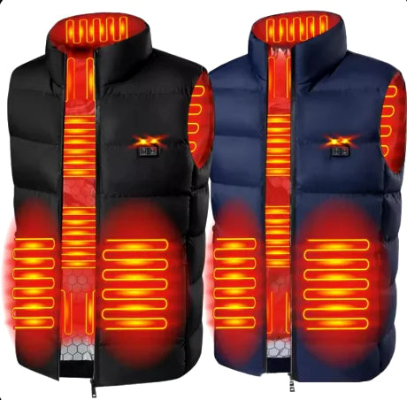 9-Zone USB Heated Vest Jacket for Winter Hunting and Hiking - Kim’s Signature Beauty & Accessories    (Store description)