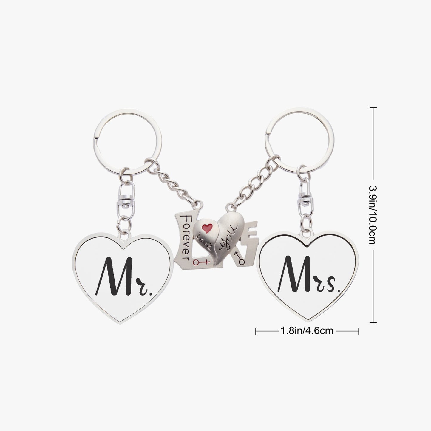 Mr. & Mrs. Couple Magnetic Keychain - Kim’s Signature Beauty & Accessories    (Store description)