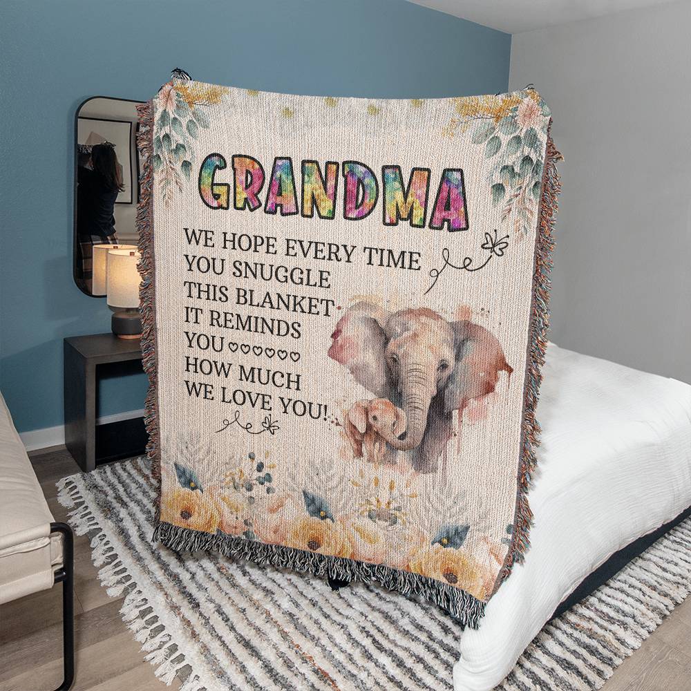 Heirloom Woven Blanket for Grandma - Kim’s Signature Beauty & Accessories    (Store description)