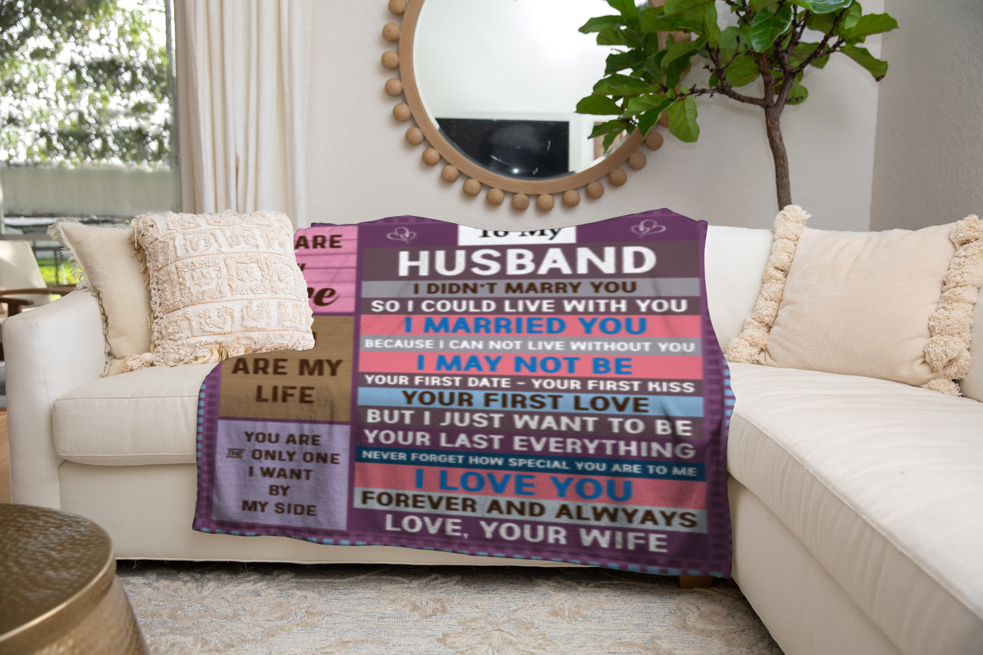 Husband, You Are My Love Blanket - Kim’s Signature Beauty & Accessories    (Store description)