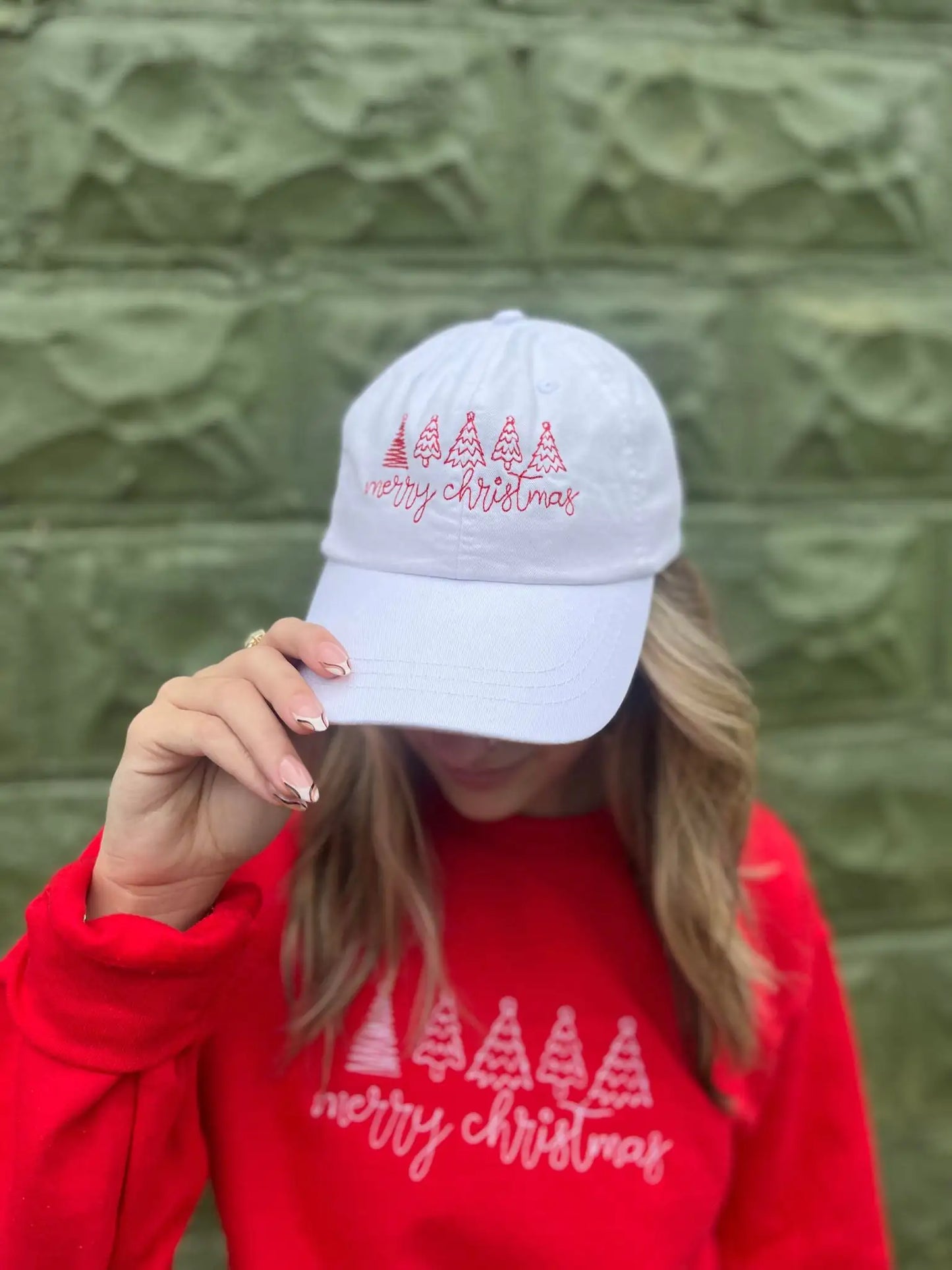 Merry Christmas Embroidered Hat - Kim’s Signature Beauty & Accessories    (Store description)