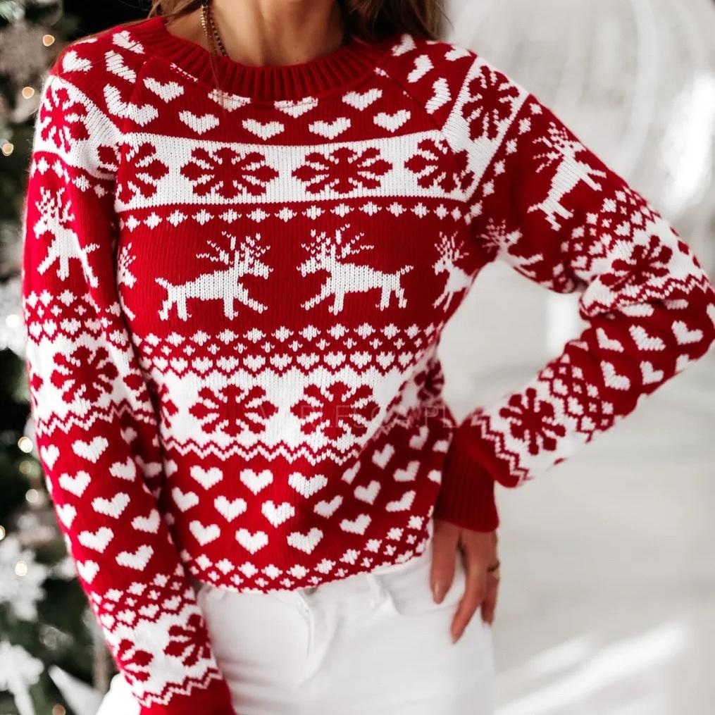 Winter Christmas Sweaters Long Sleeve - Kim’s Signature Beauty & Accessories    (Store description)