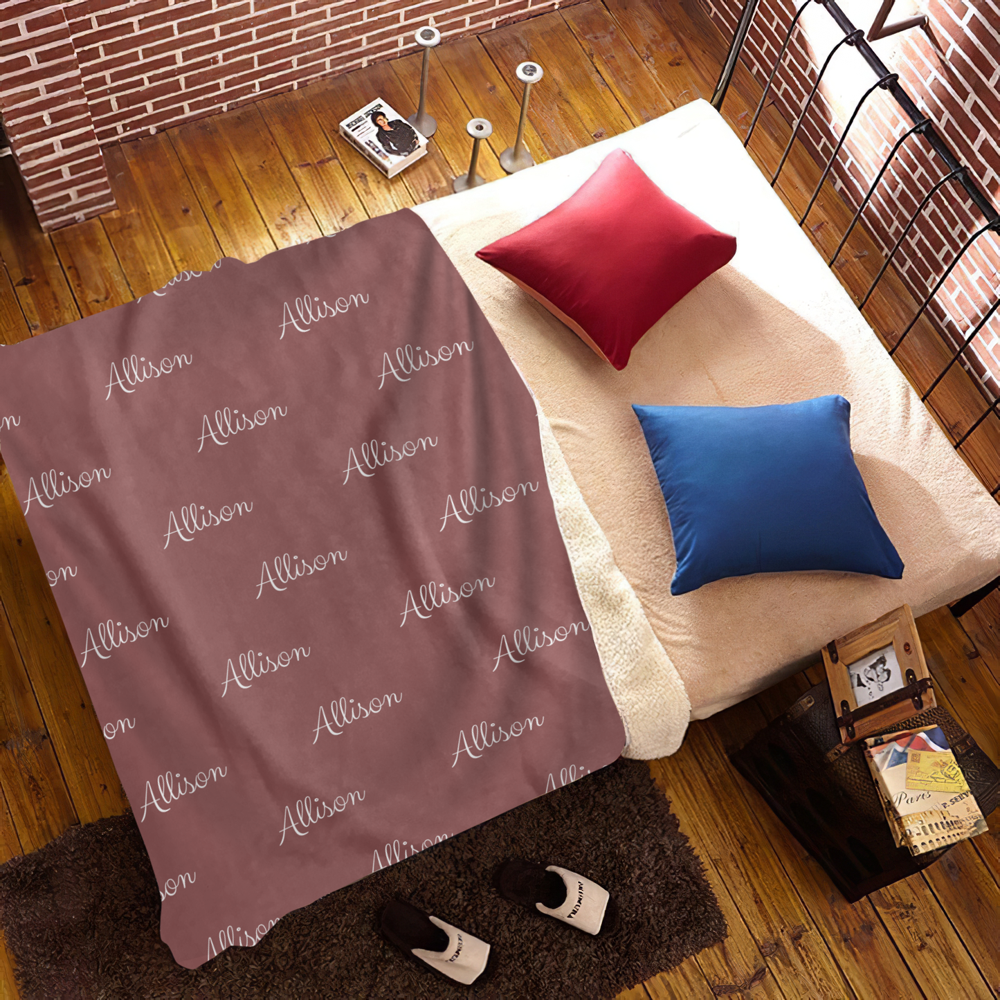 Personalized Name Fleece Blankets - Kim’s Signature Beauty & Accessories    (Store description)