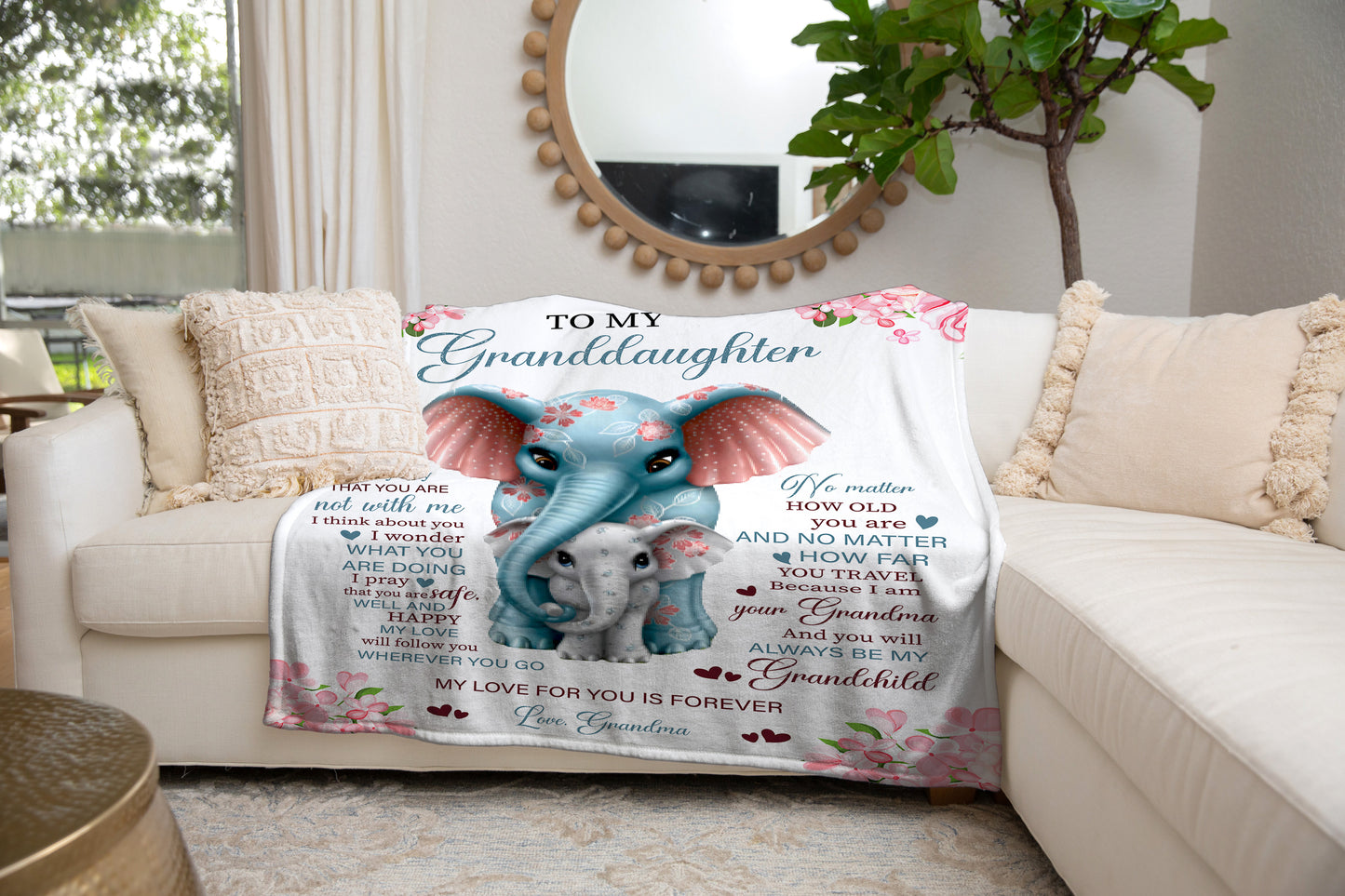 Granddaughter, Love Grandma Blanket - Kim’s Signature Beauty & Accessories    (Store description)