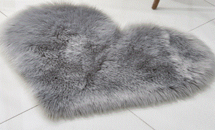 Heart Shape Fluffy Rug - Kim’s Signature Beauty & Accessories    (Store description)