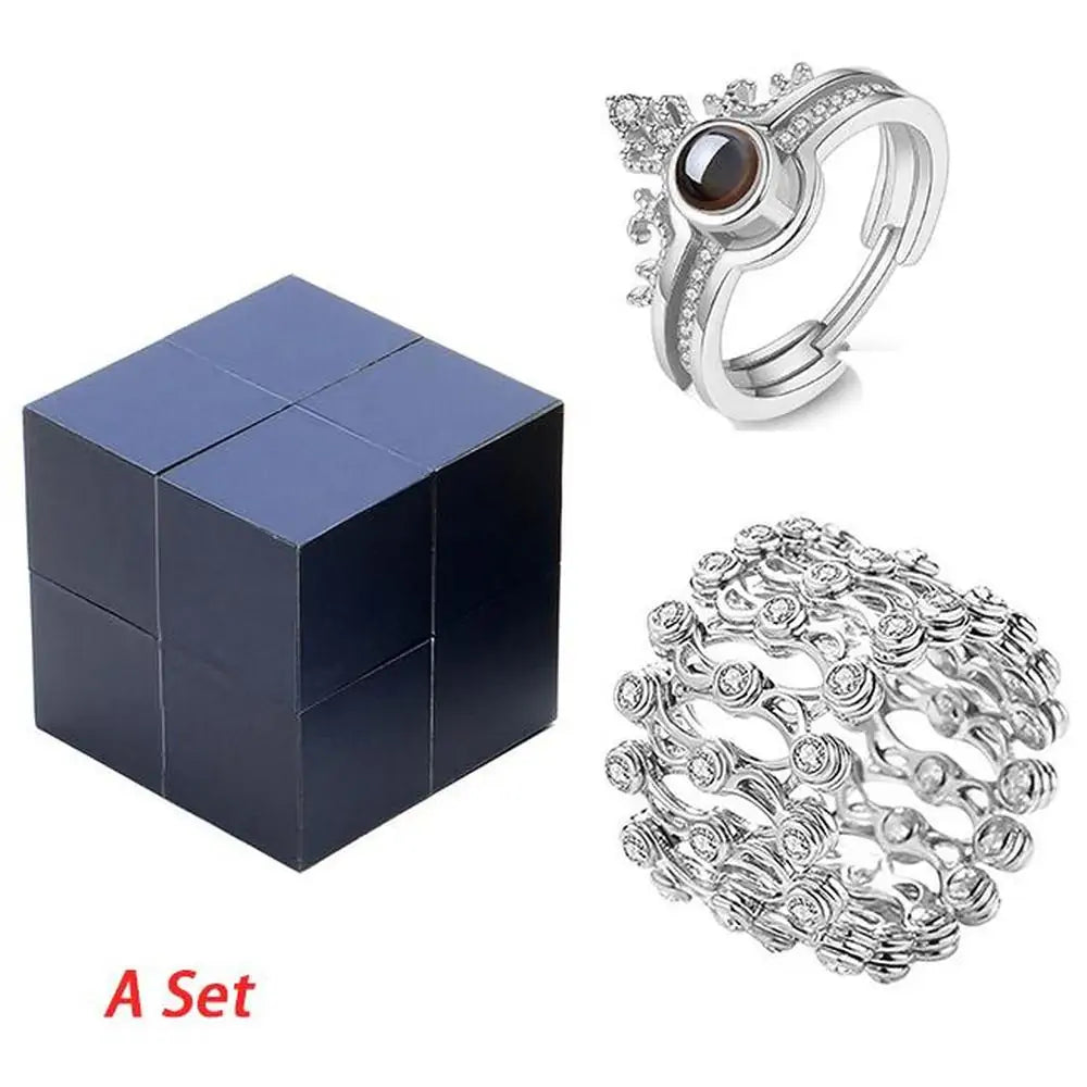 I Love You Ring Set & Jewelry Box - Kim’s Signature Beauty & Accessories    (Store description)