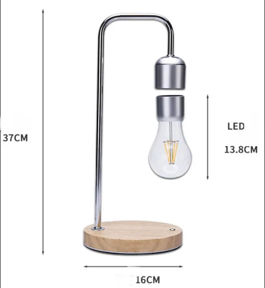 Levitating Moon Lamp and Floating Bulb