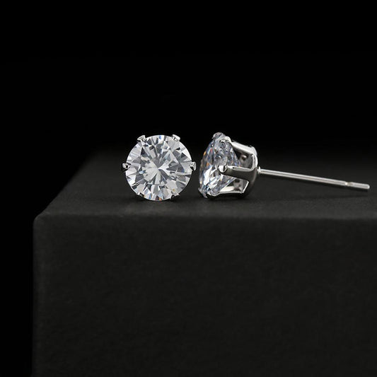 Sparkling CZ Stud Earrings - Kim’s Signature Beauty & Accessories    (Store description)